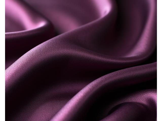 Close-up of shimmering silk fabric draped elegantly, showcasing its luxurious sheen and smooth texture.